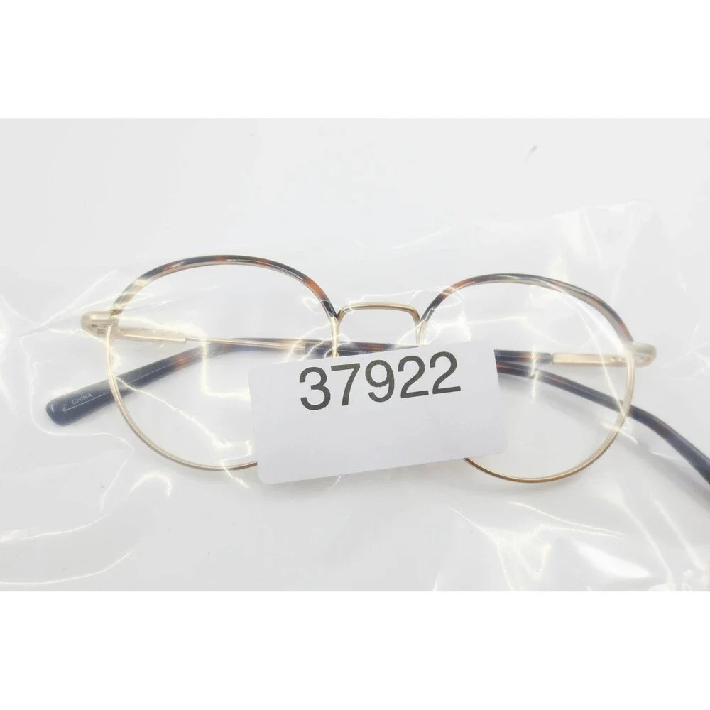Robert Mitchell RM 202214 TO/G Gold Tortoise Round Eyeglass Frames 50-19-145